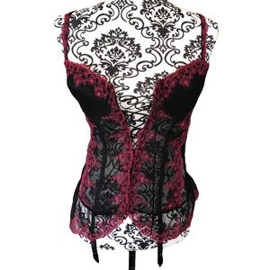 La Vie en Rose Lace Corset Bustier